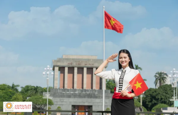 Ảnh check in Lăng Bác